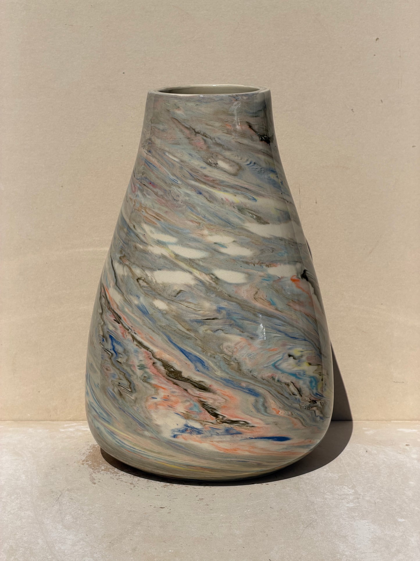 Scrap Marbled Vase