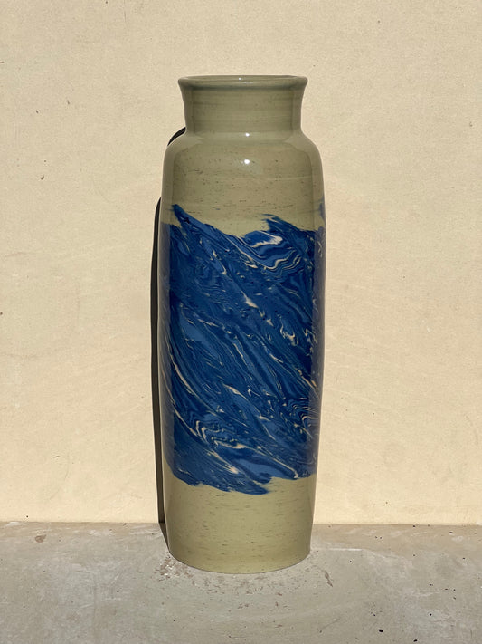 Mint Green Nerikomi Vase