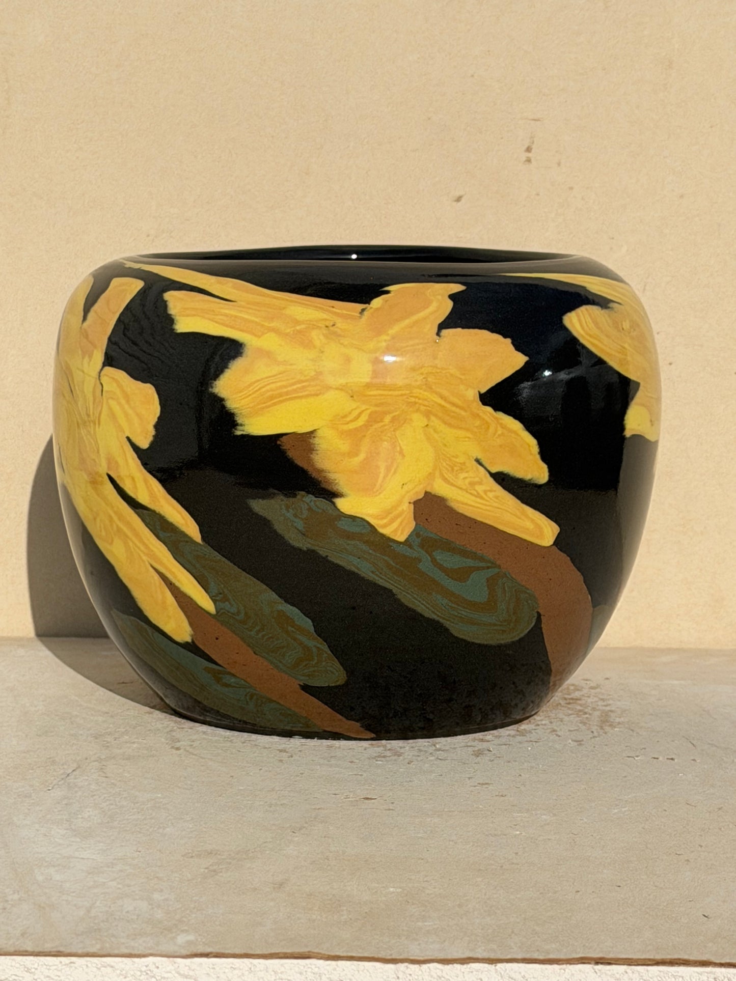 Nerikomi Flower Vase