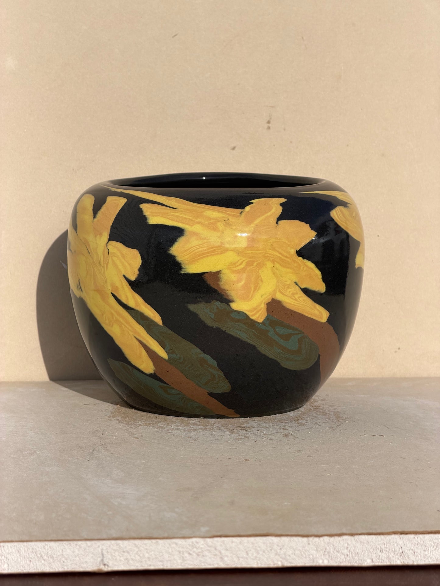 Nerikomi Flower Vase