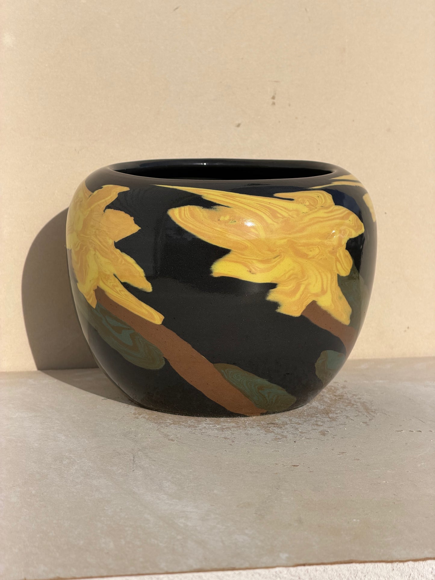 Nerikomi Flower Vase