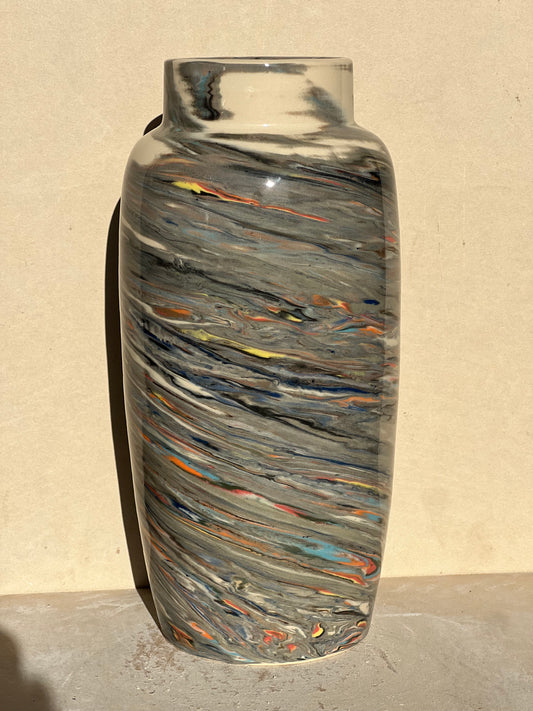 Reclaimed Nerikomi Pattern Vase