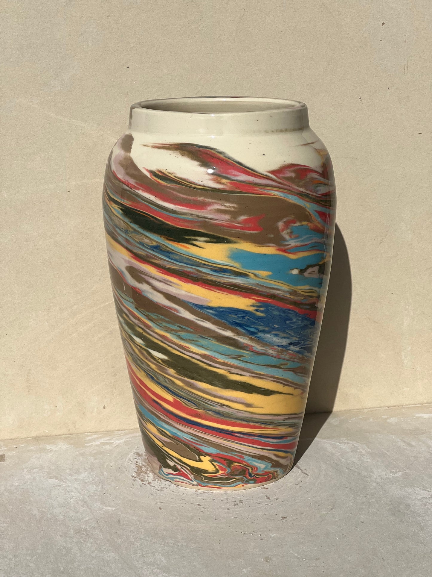 Scrap Nerikomi Vase