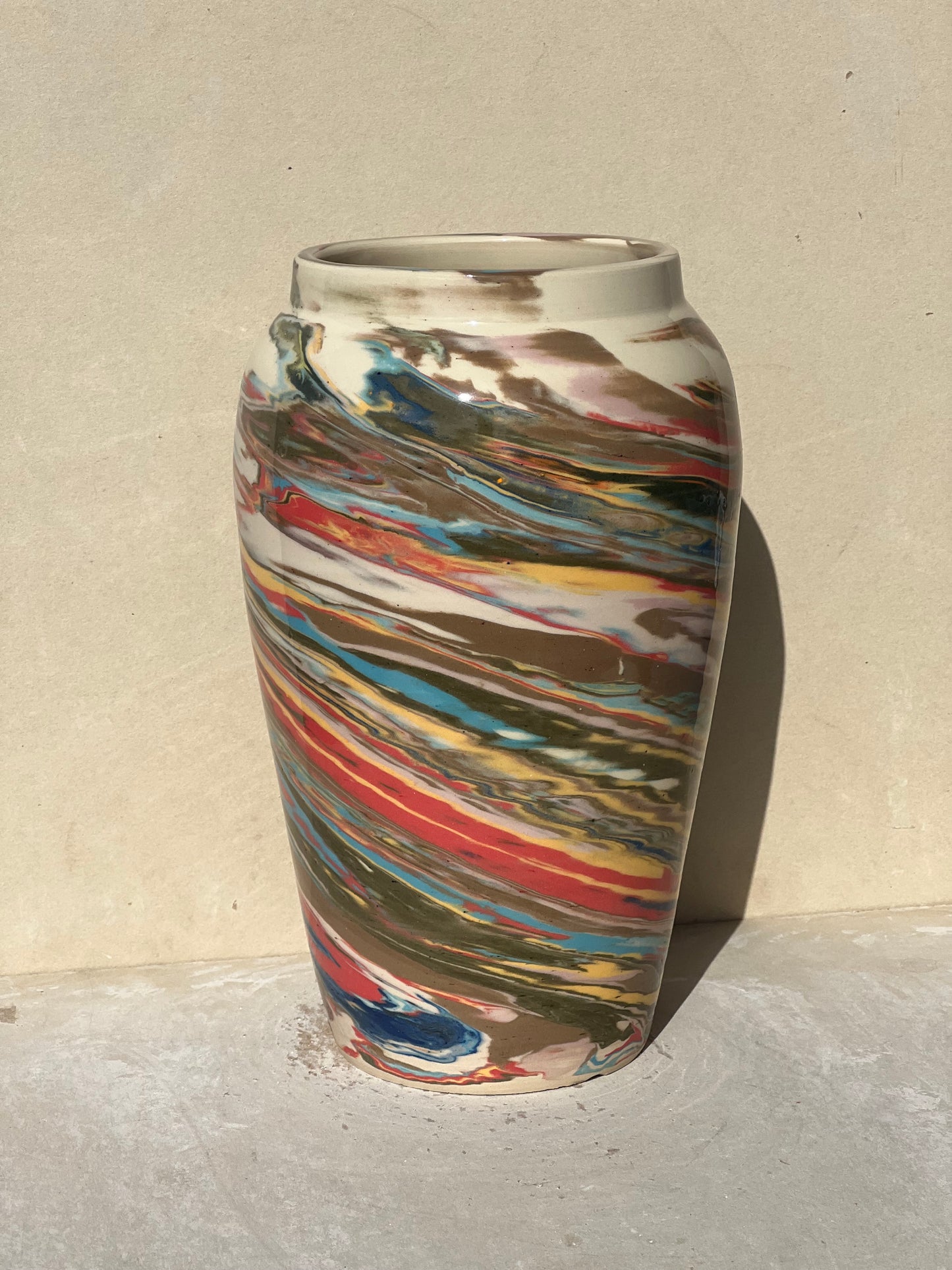 Scrap Nerikomi Vase