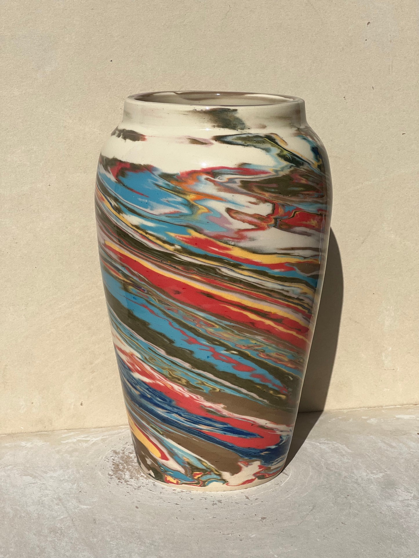 Scrap Nerikomi Vase