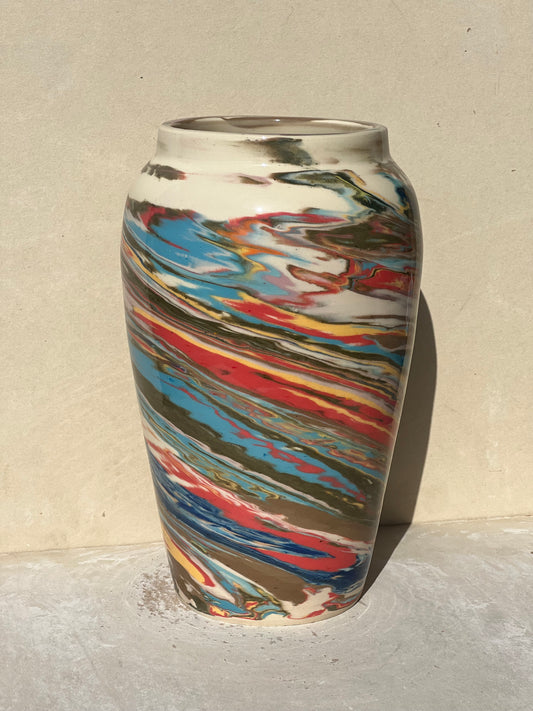 Scrap Nerikomi Vase