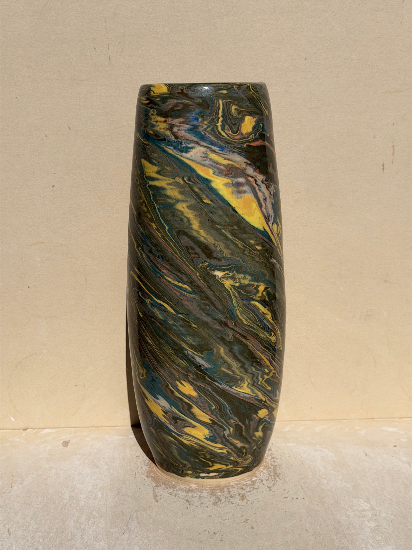 Large Marbled Vase