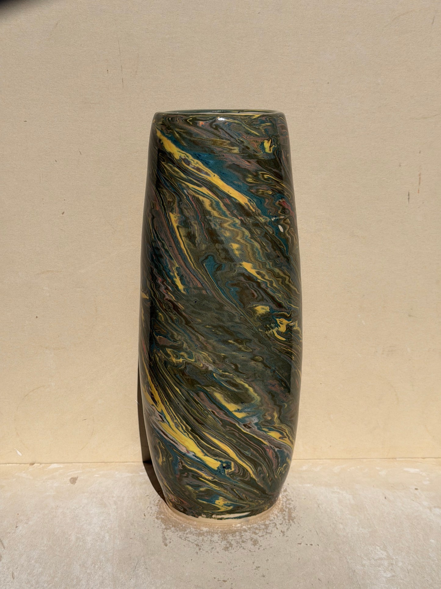 Large Marbled Vase