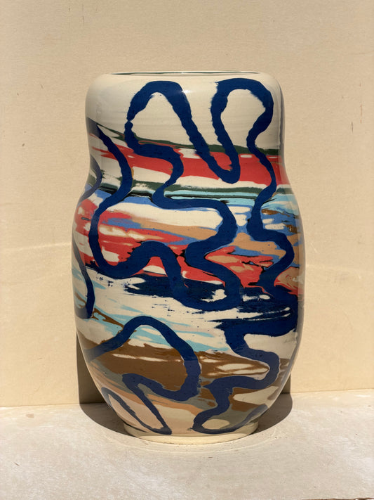 Carved Line Vase