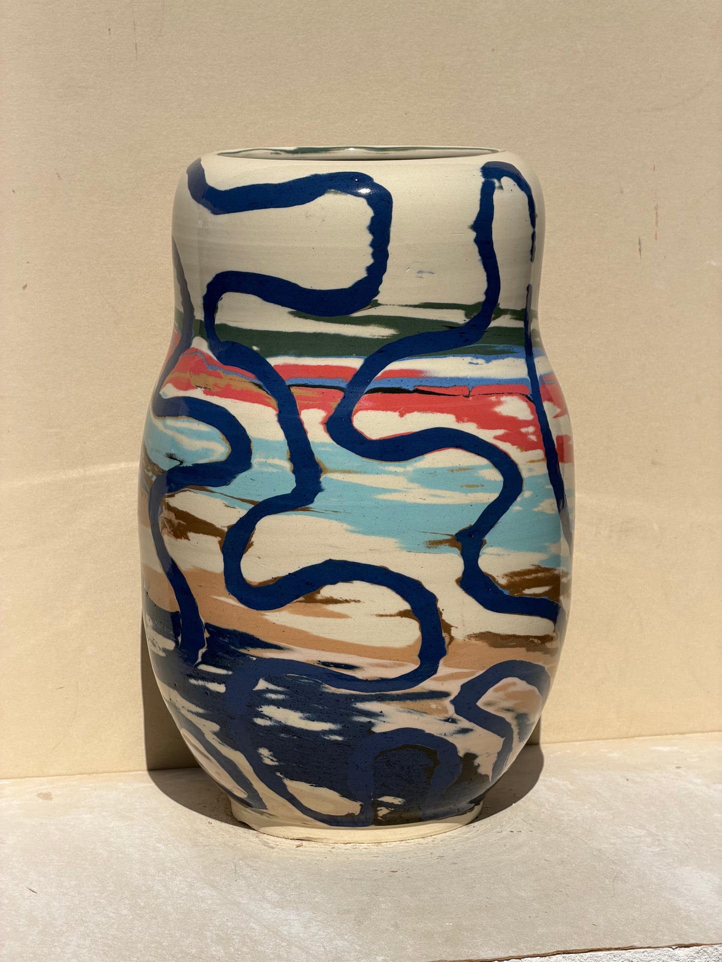 Carved Line Vase