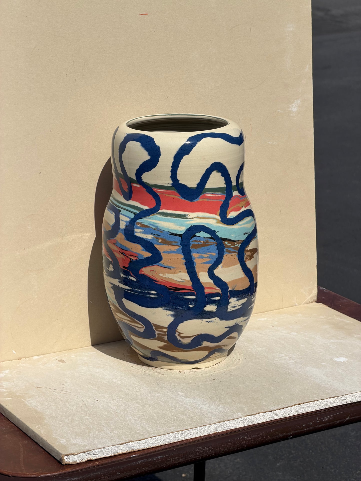 Carved Line Vase