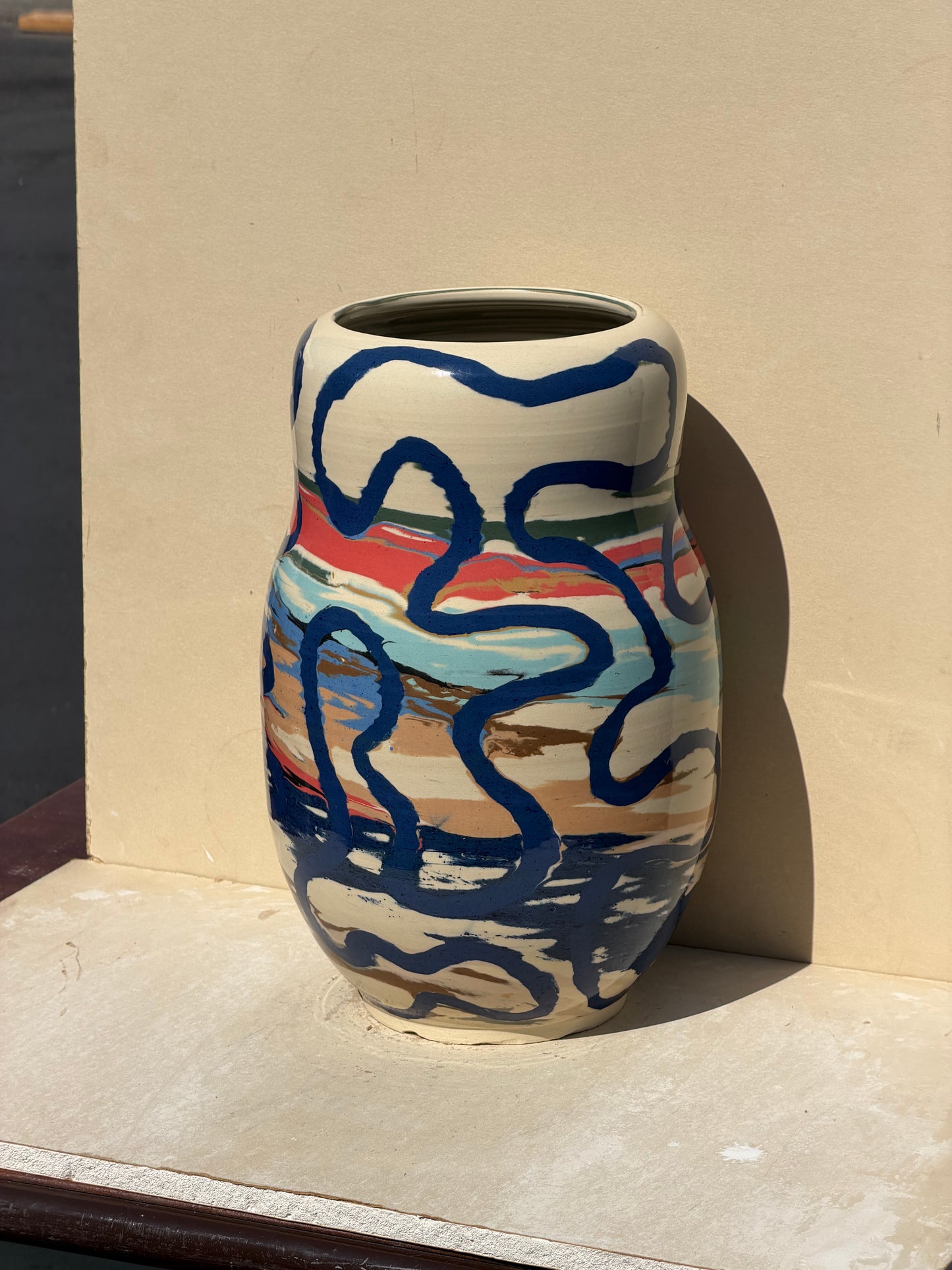 Carved Line Vase