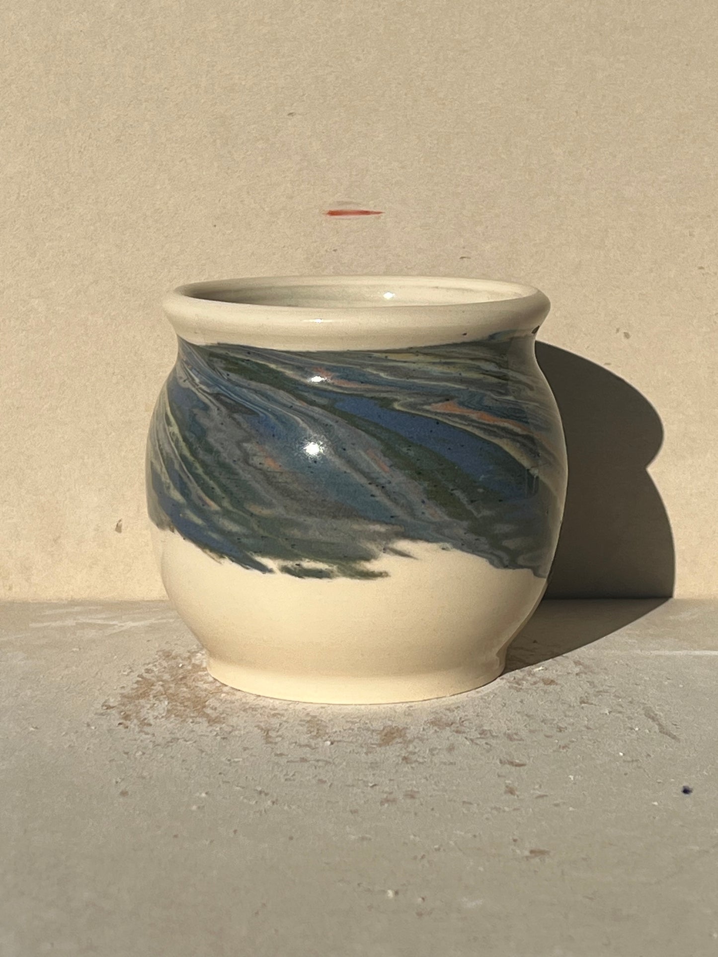 Marbled 23 Color Vase