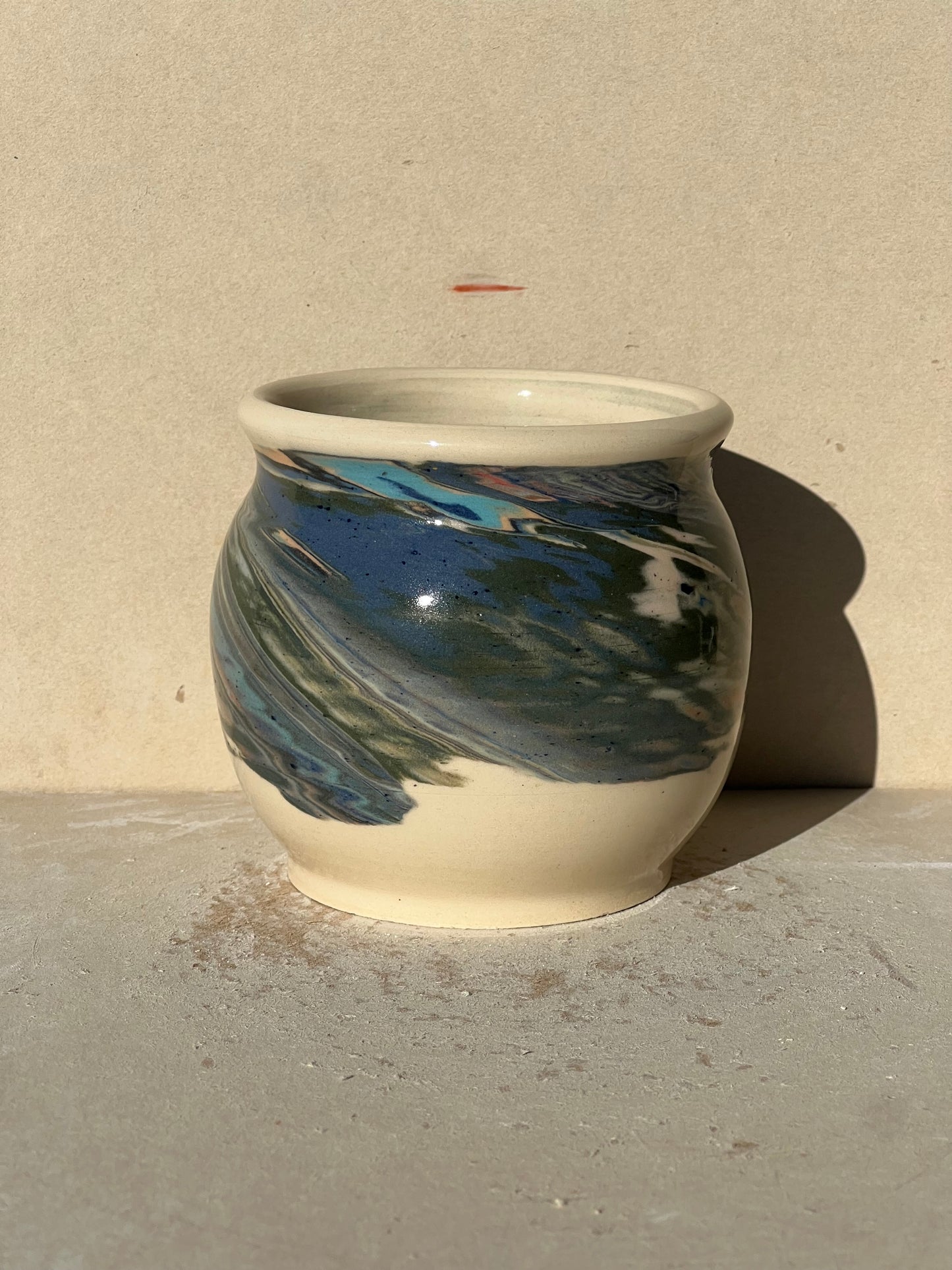 Marbled 23 Color Vase