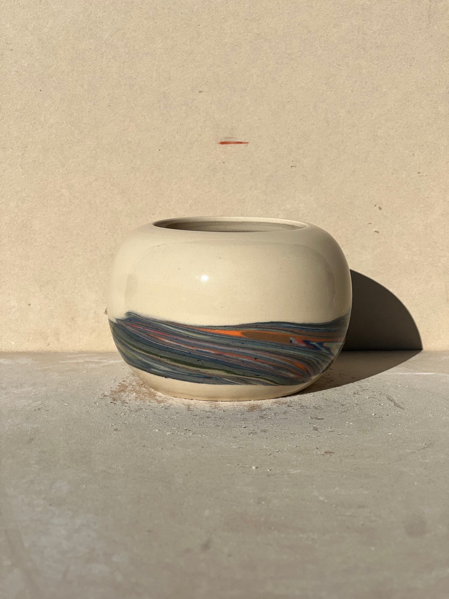 Marbled 23 Color Vase
