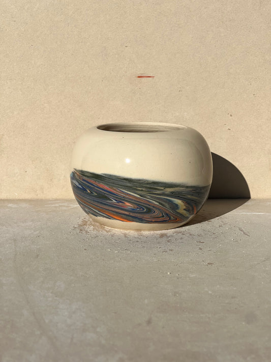 Marbled 23 Color Vase