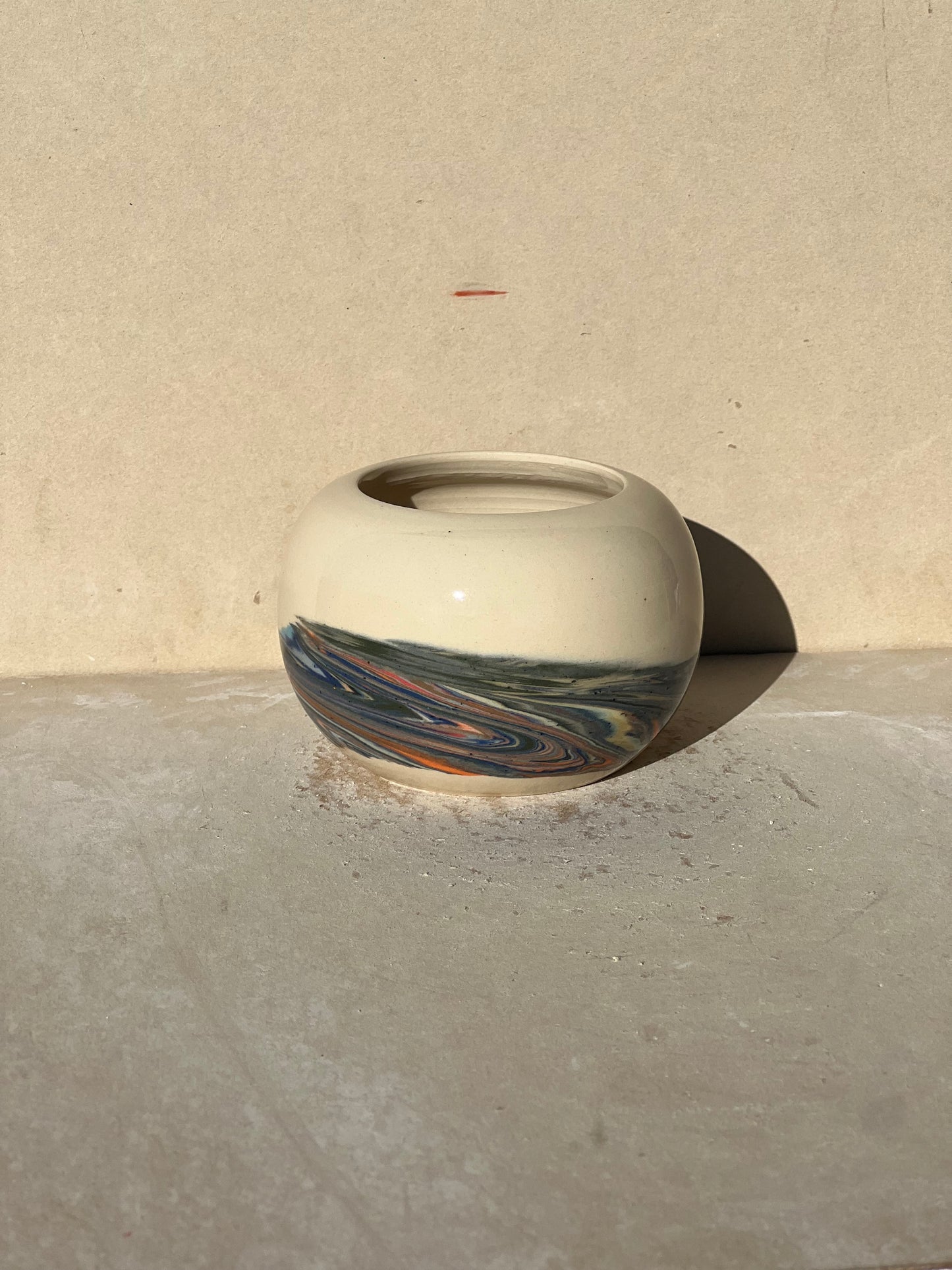 Marbled 23 Color Vase