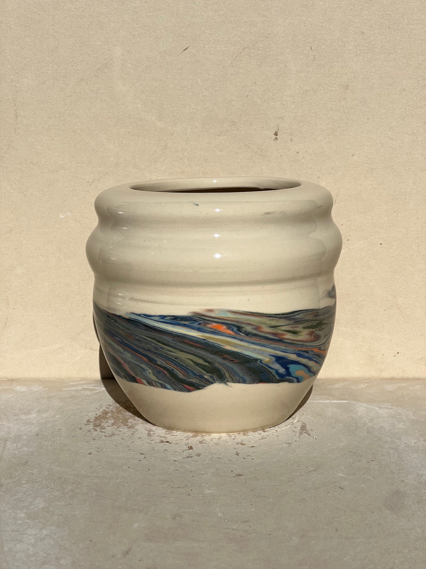 Marbled 23 Color Vase