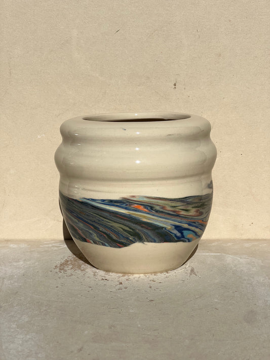 Marbled 23 Color Vase