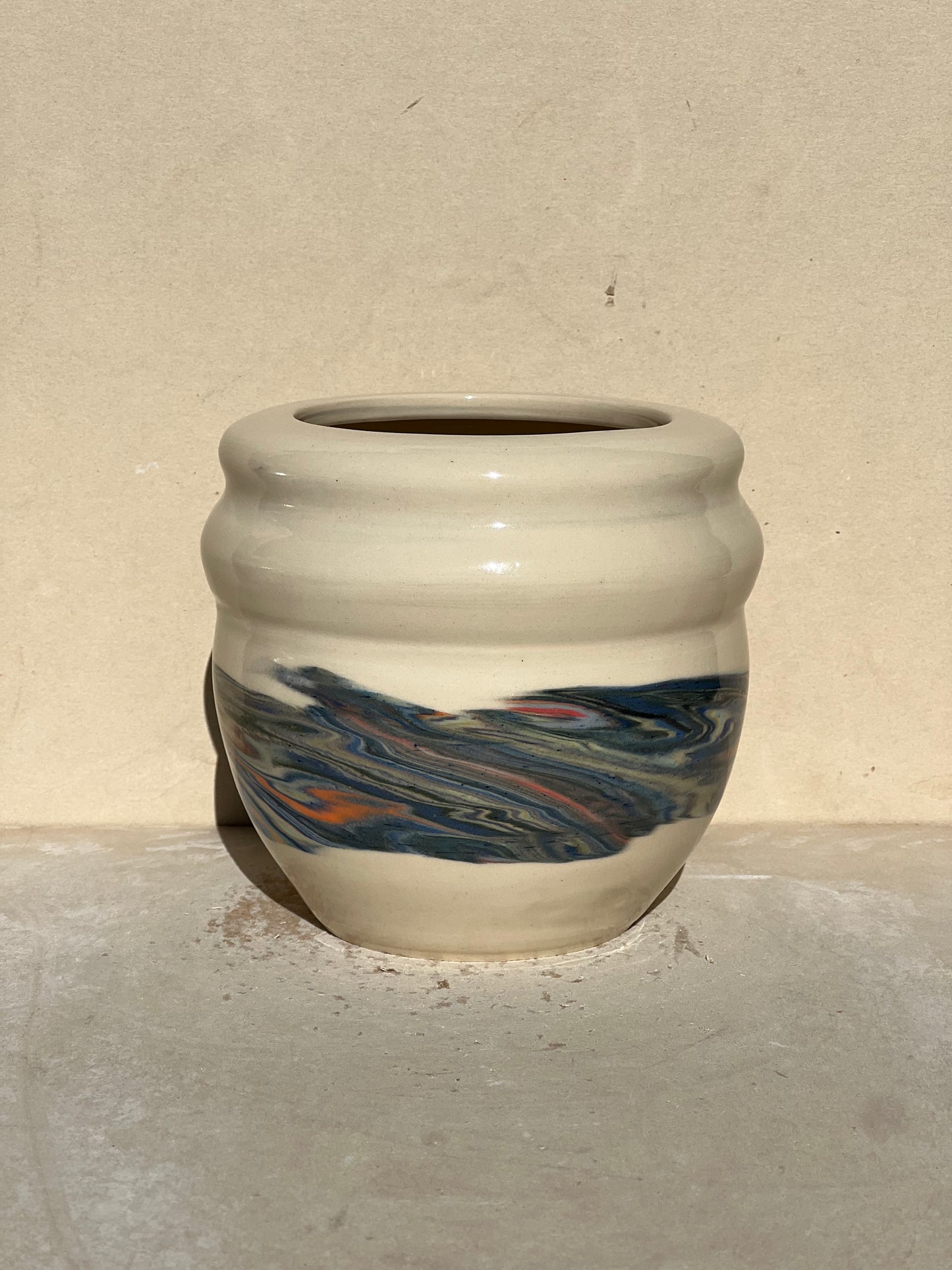 Marbled 23 Color Vase