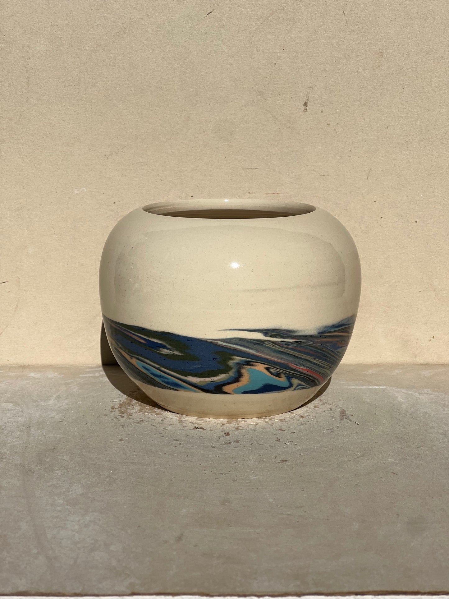 Marbled 23 Color Vase