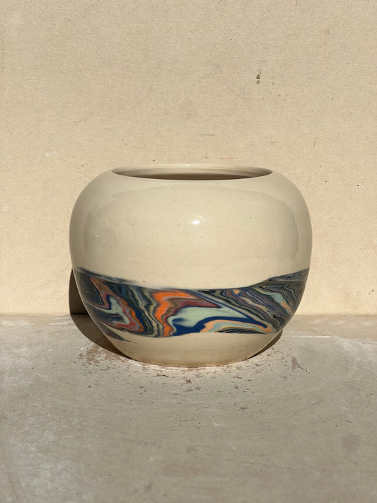 Marbled 23 Color Vase