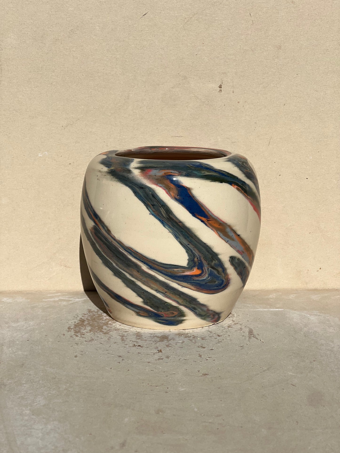 Marbled 23 Color Vase
