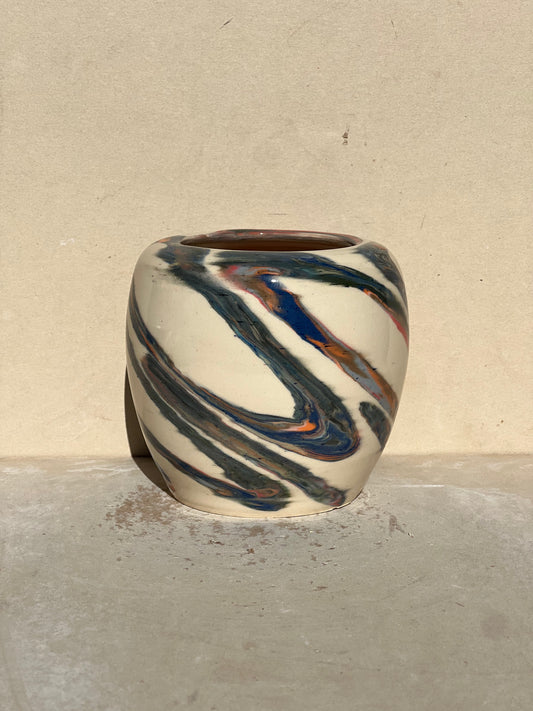 Marbled 23 Color Vase