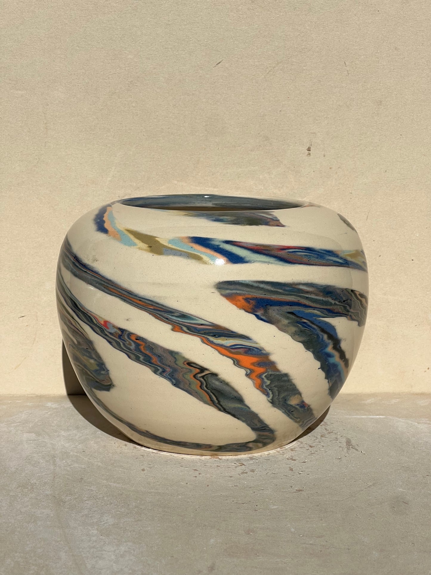 Marbled 23 Color Vase