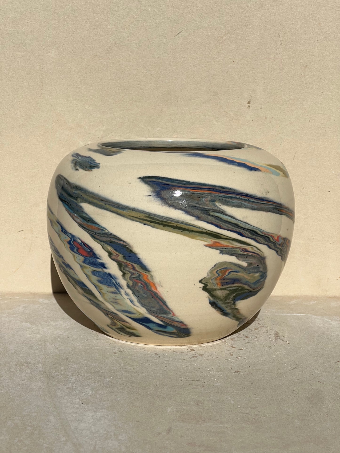 Marbled 23 Color Vase