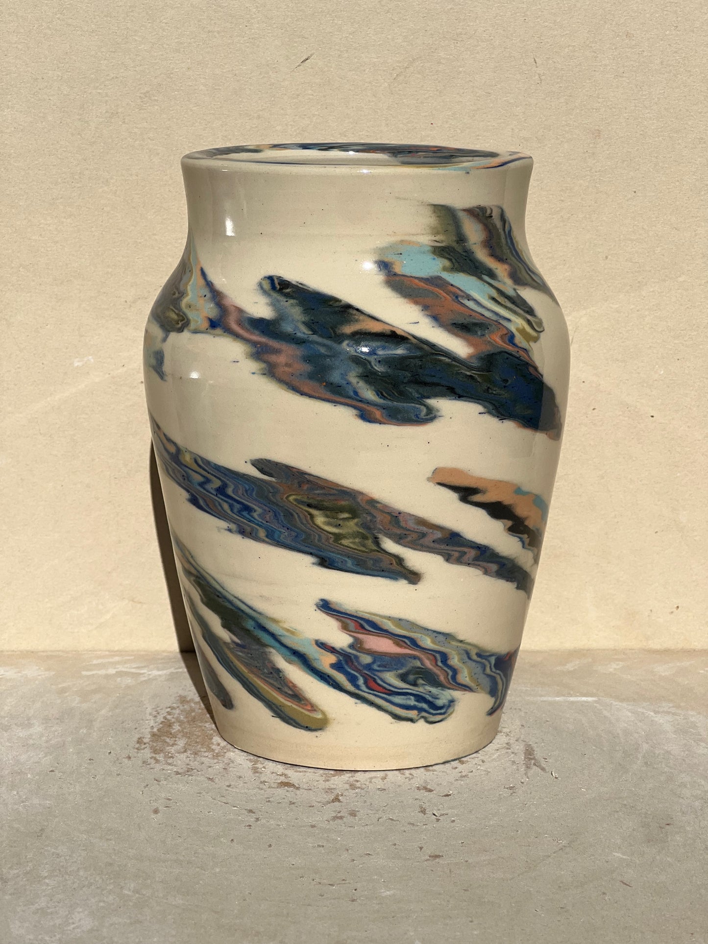 Marbled 23 Color Vase