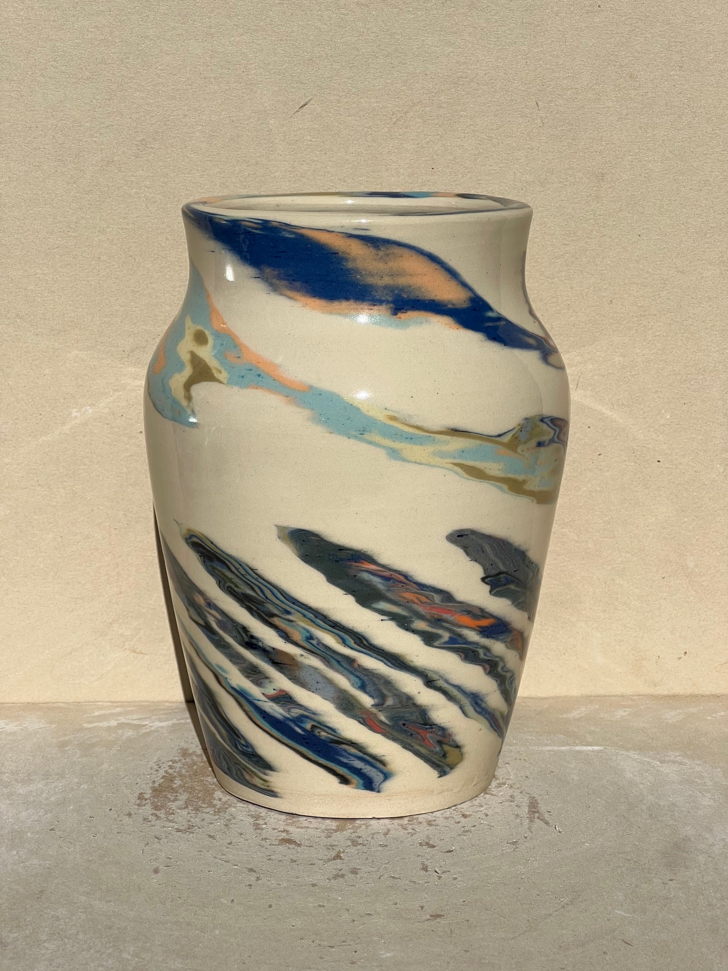 Marbled 23 Color Vase