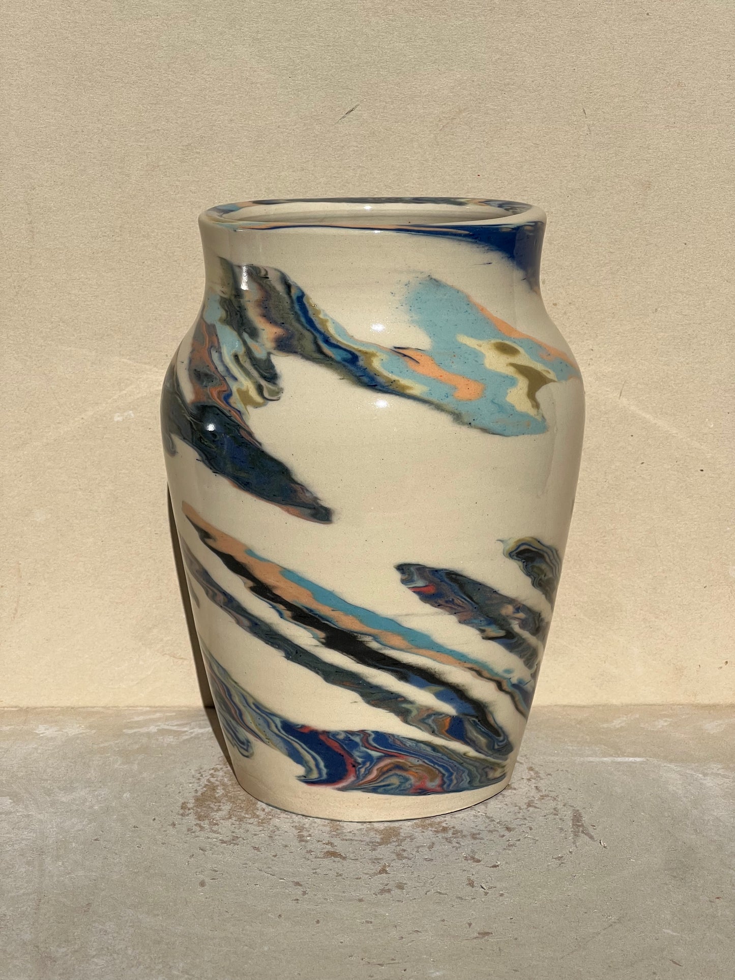 Marbled 23 Color Vase