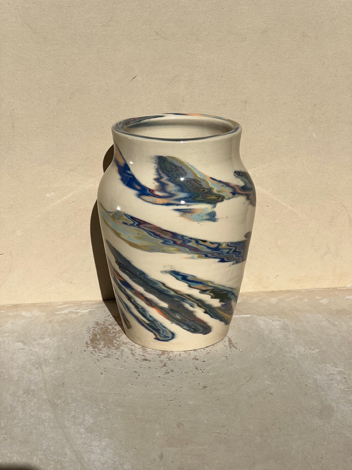 Marbled 23 Color Vase