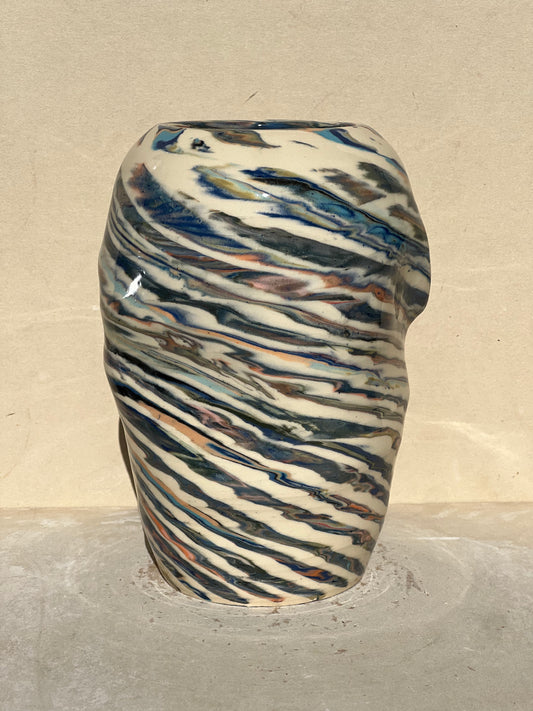 Marbled 23 Color Vase