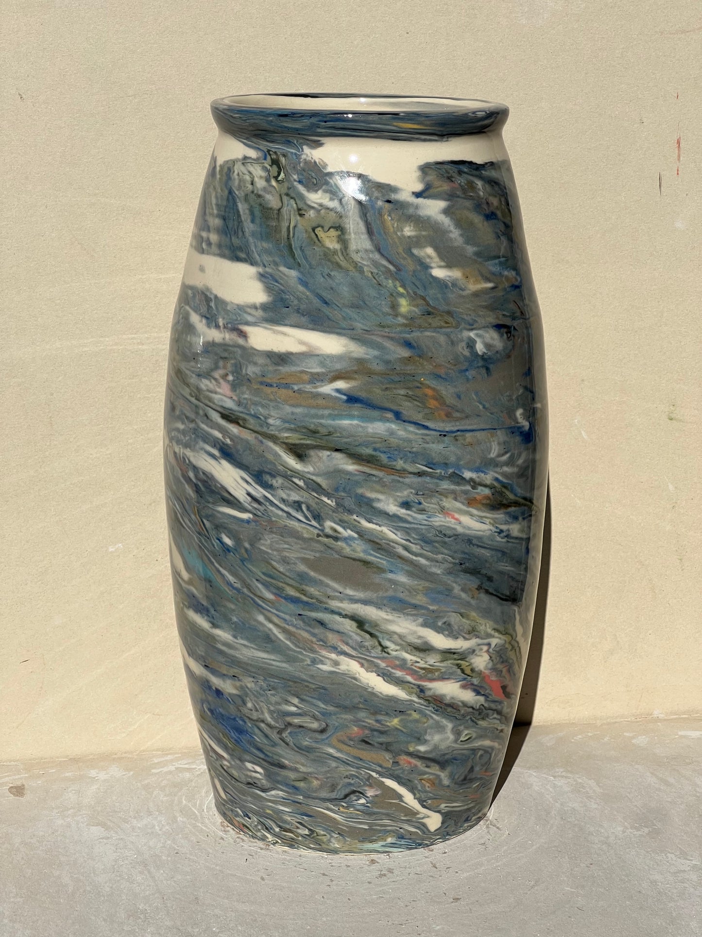 Reclaimed Nerikomi Pattern Vase
