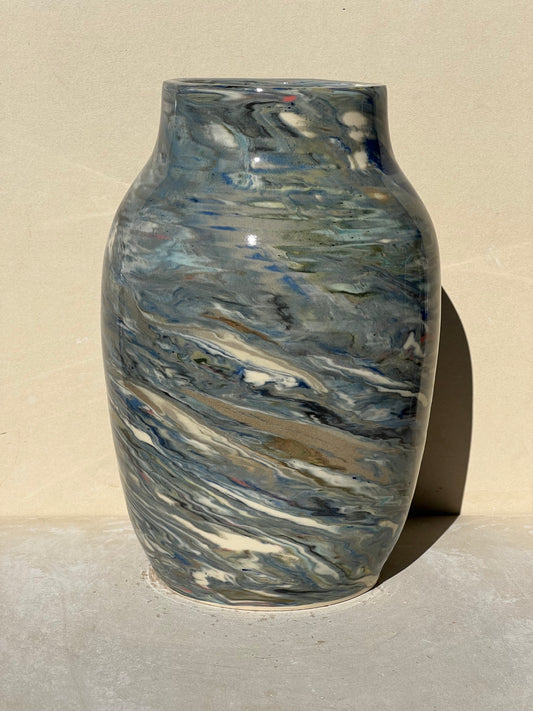 Reclaimed Nerikomi Pattern Vase