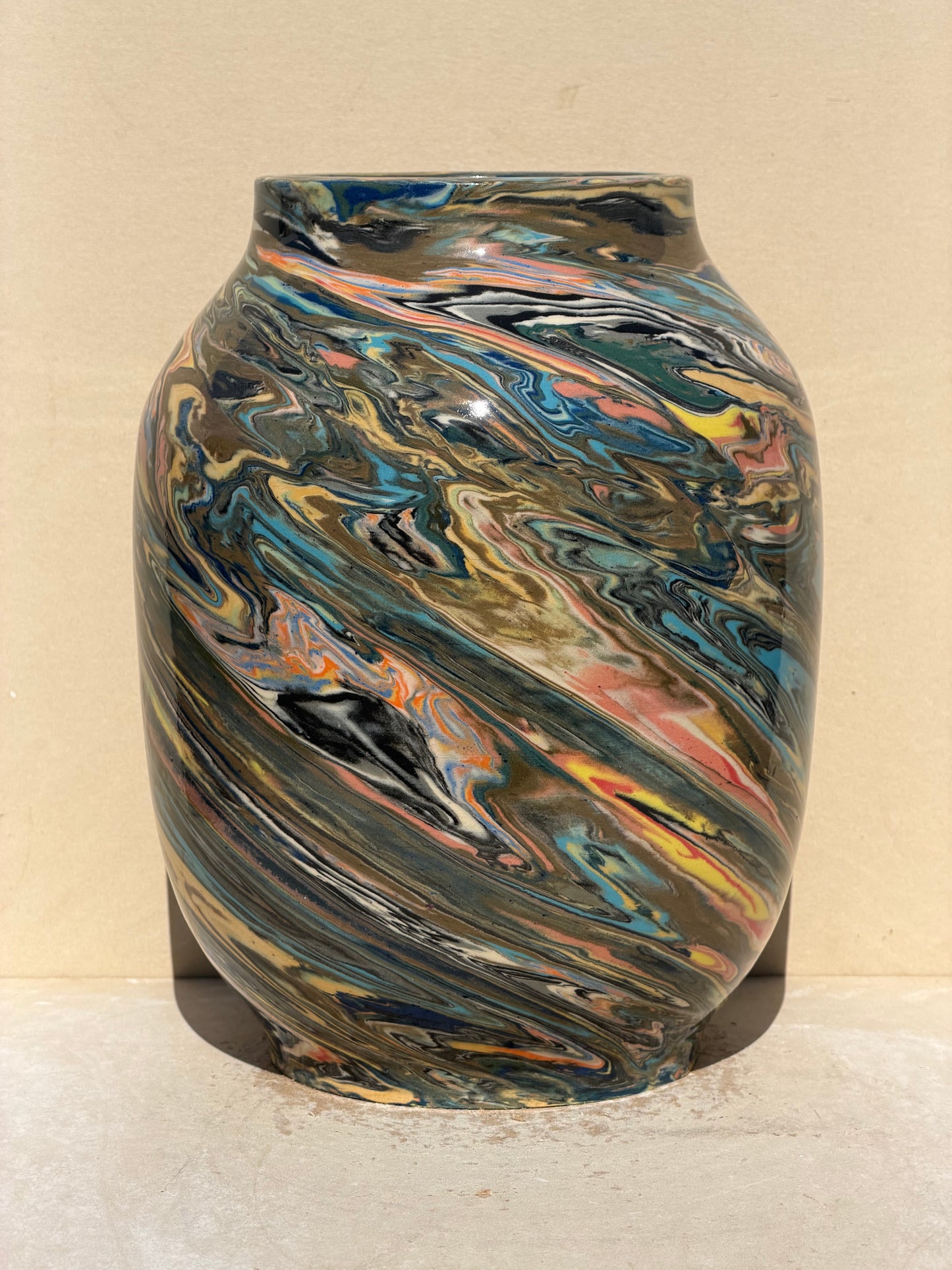 Scrap Nerikomi Vase