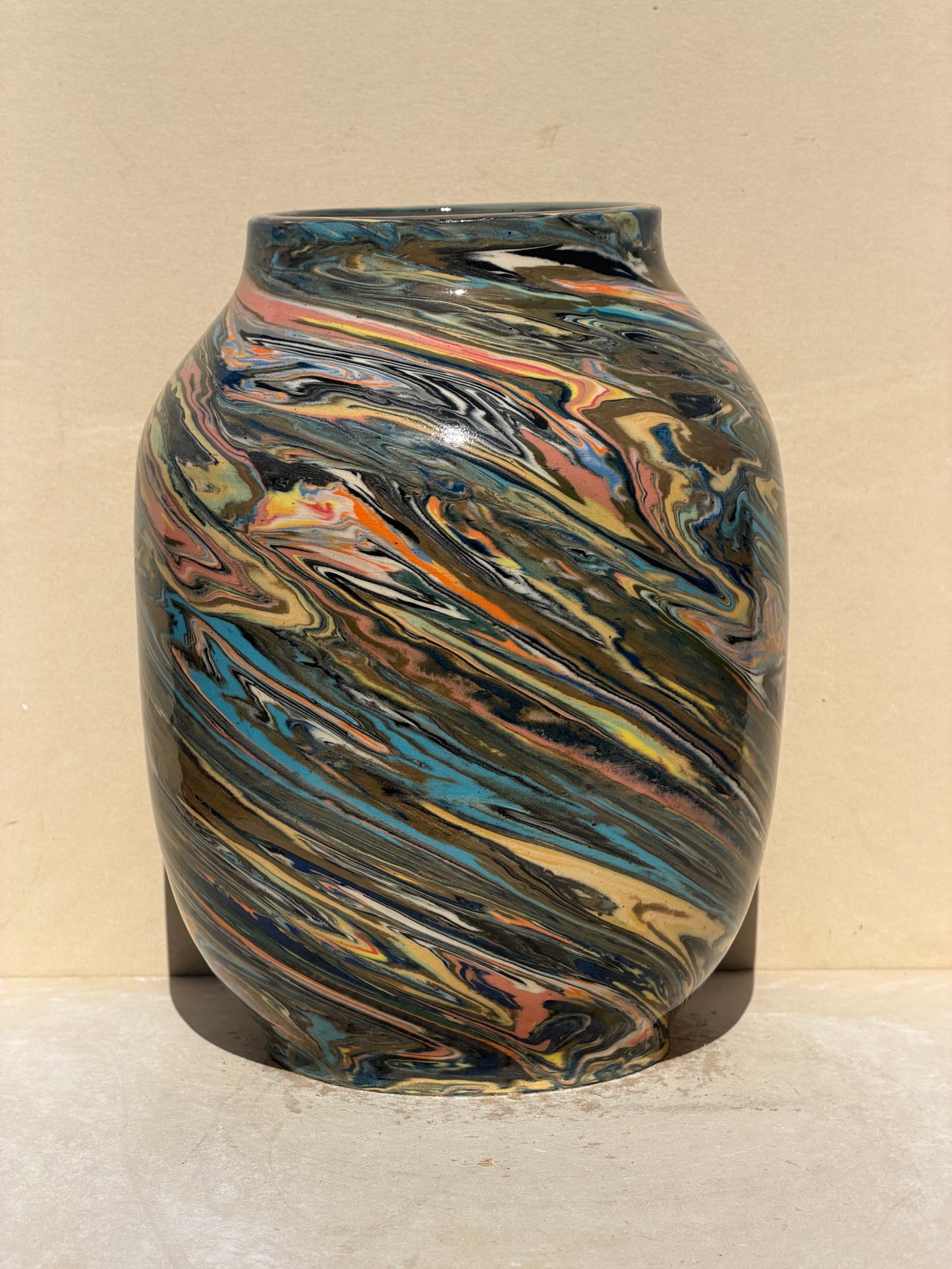 Scrap Nerikomi Vase