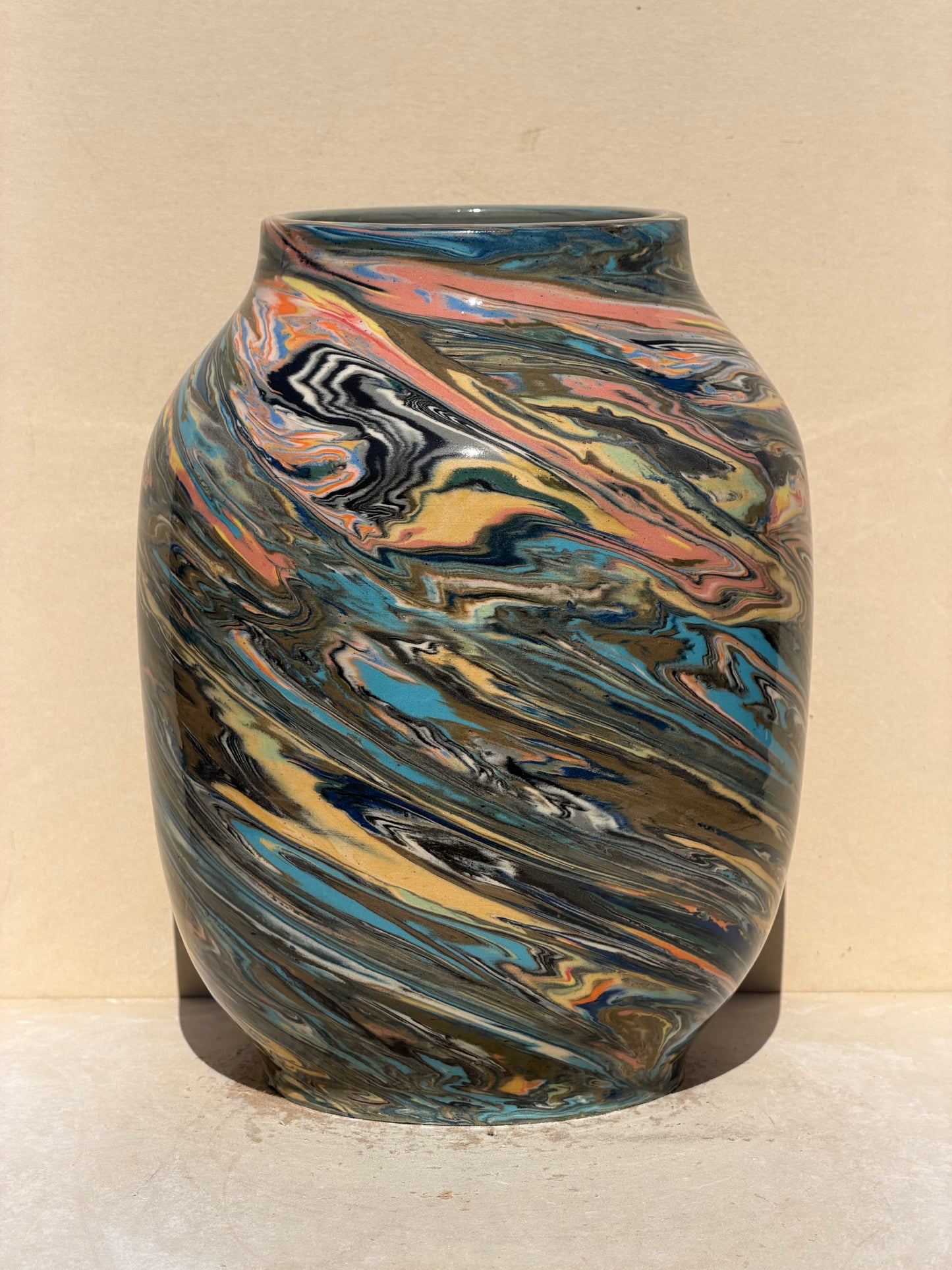 Scrap Nerikomi Vase
