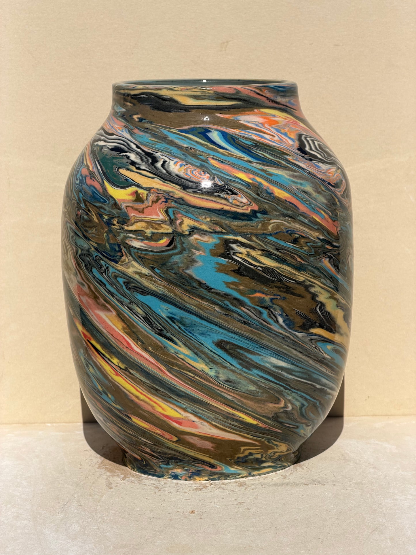 Scrap Nerikomi Vase