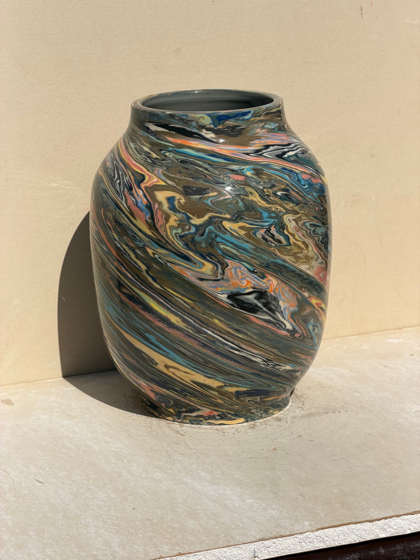 Scrap Nerikomi Vase