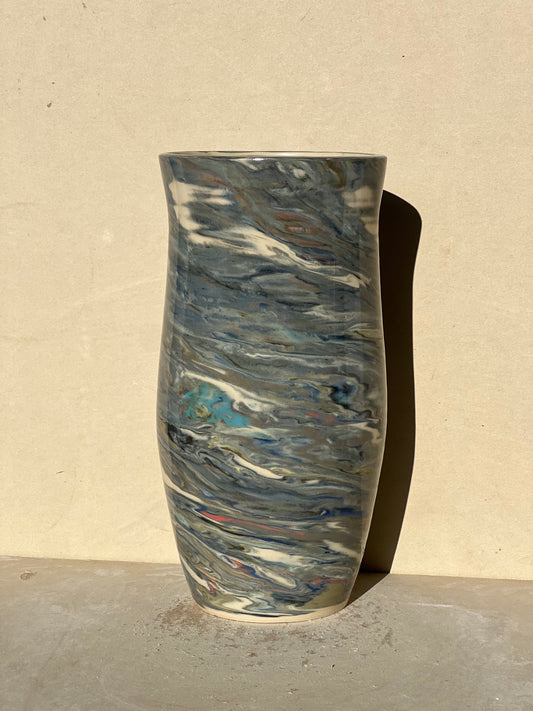 Reclaimed Nerikomi Pattern Vase