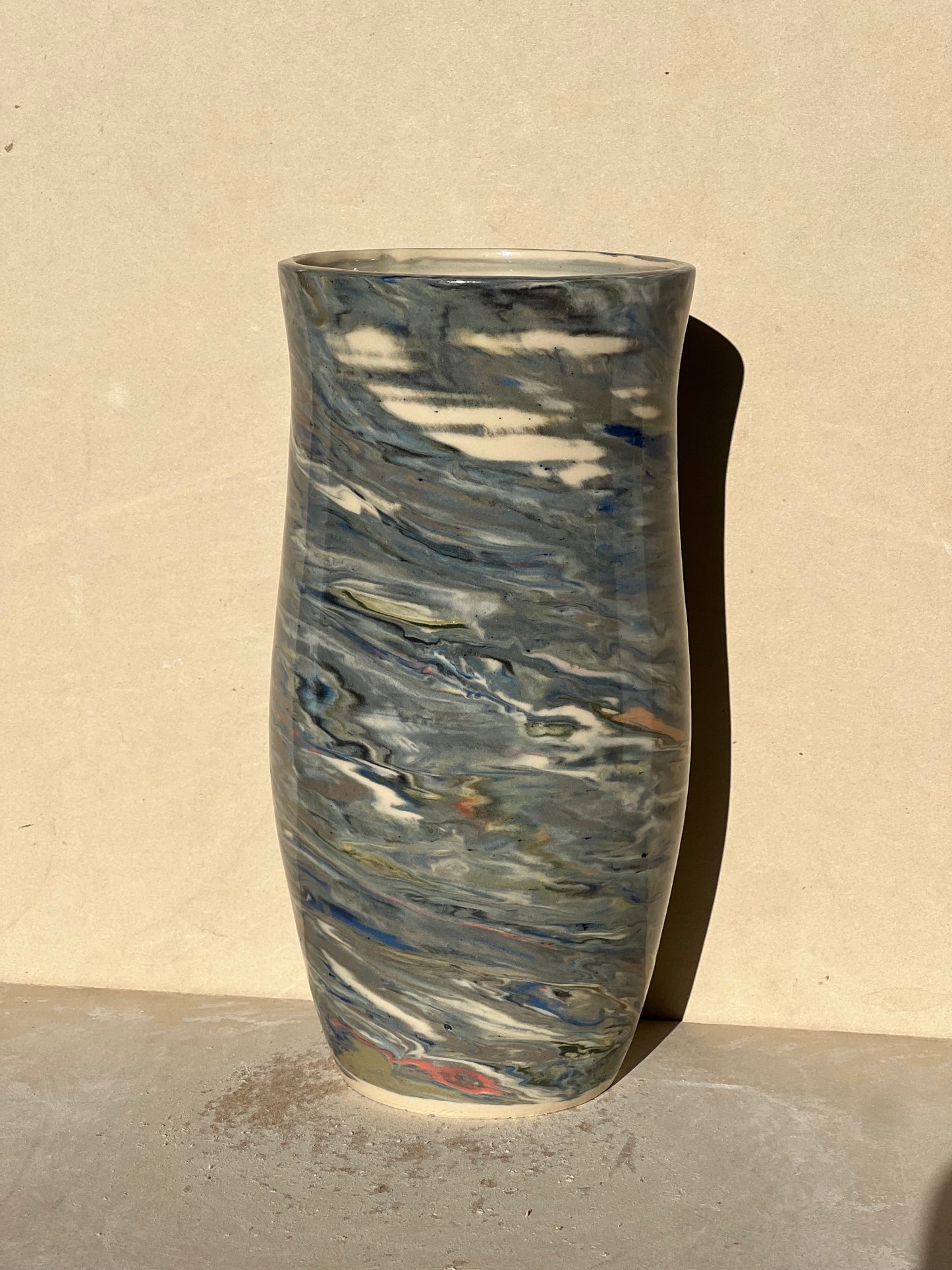 Reclaimed Nerikomi Pattern Vase