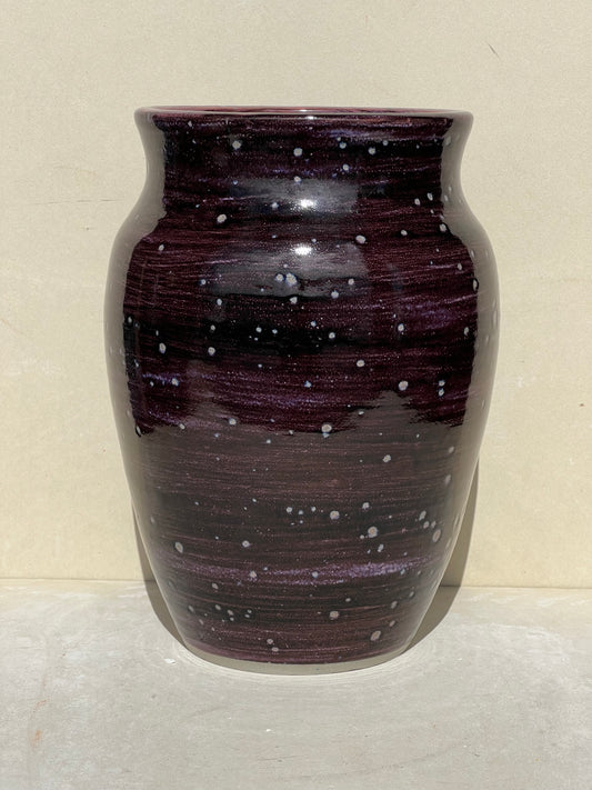Purple Speckled Vase