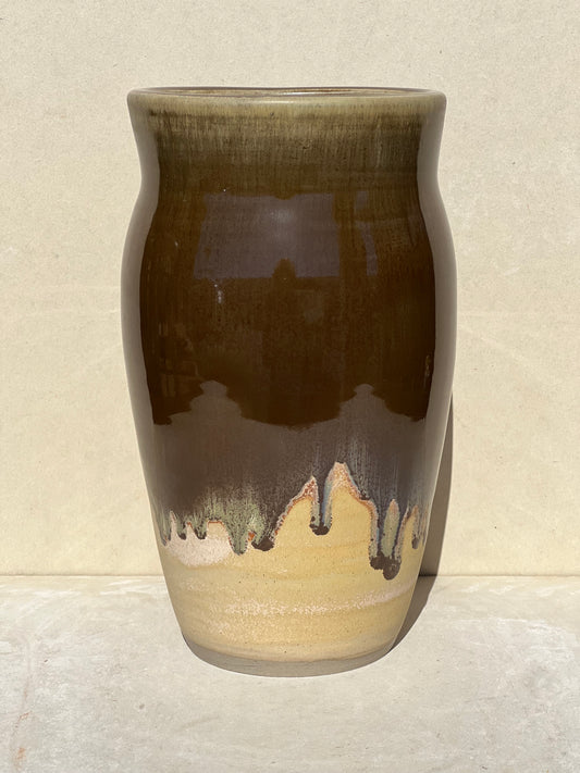 Brown Melt Vase
