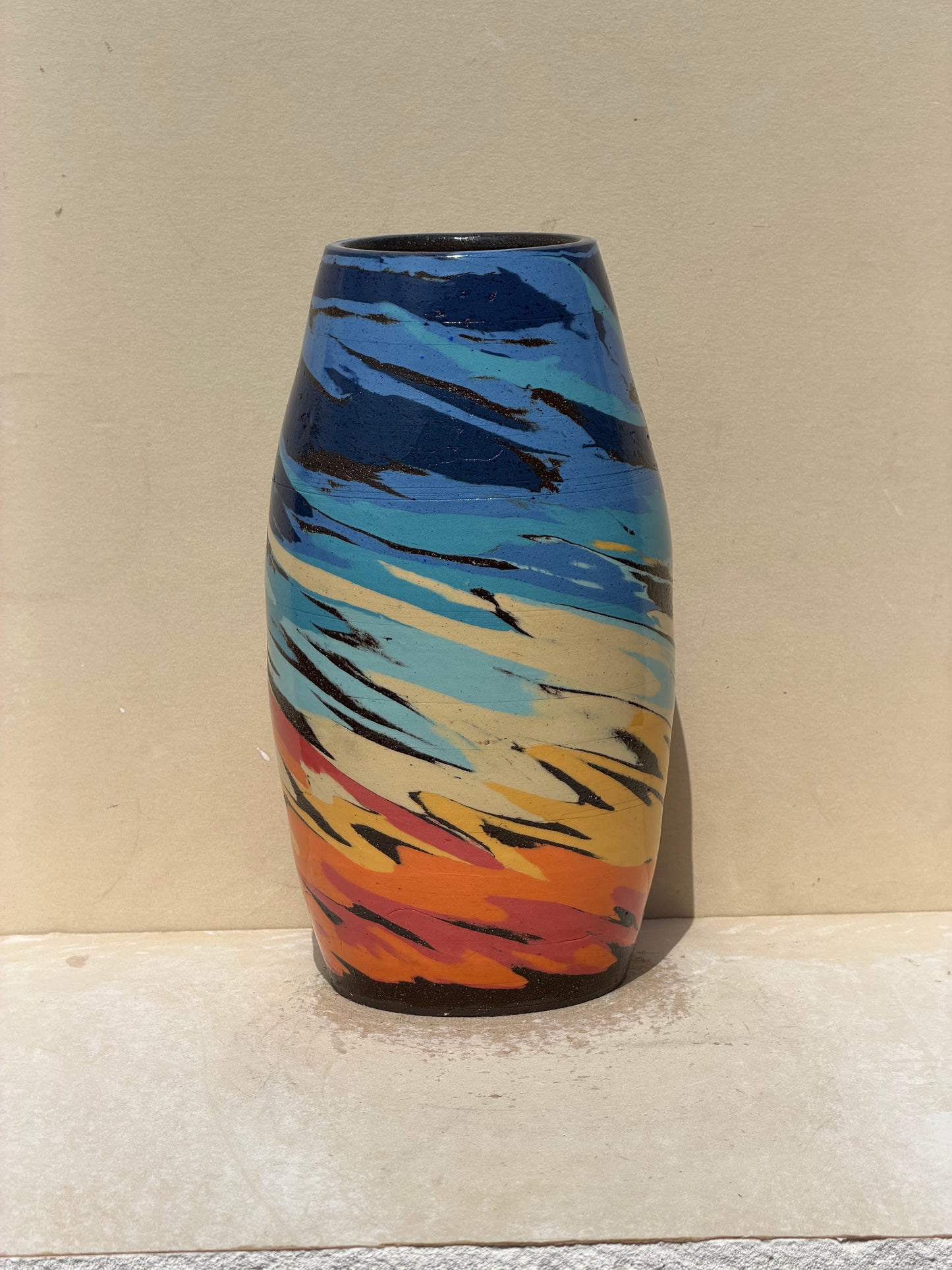 Carved Sunset Vase