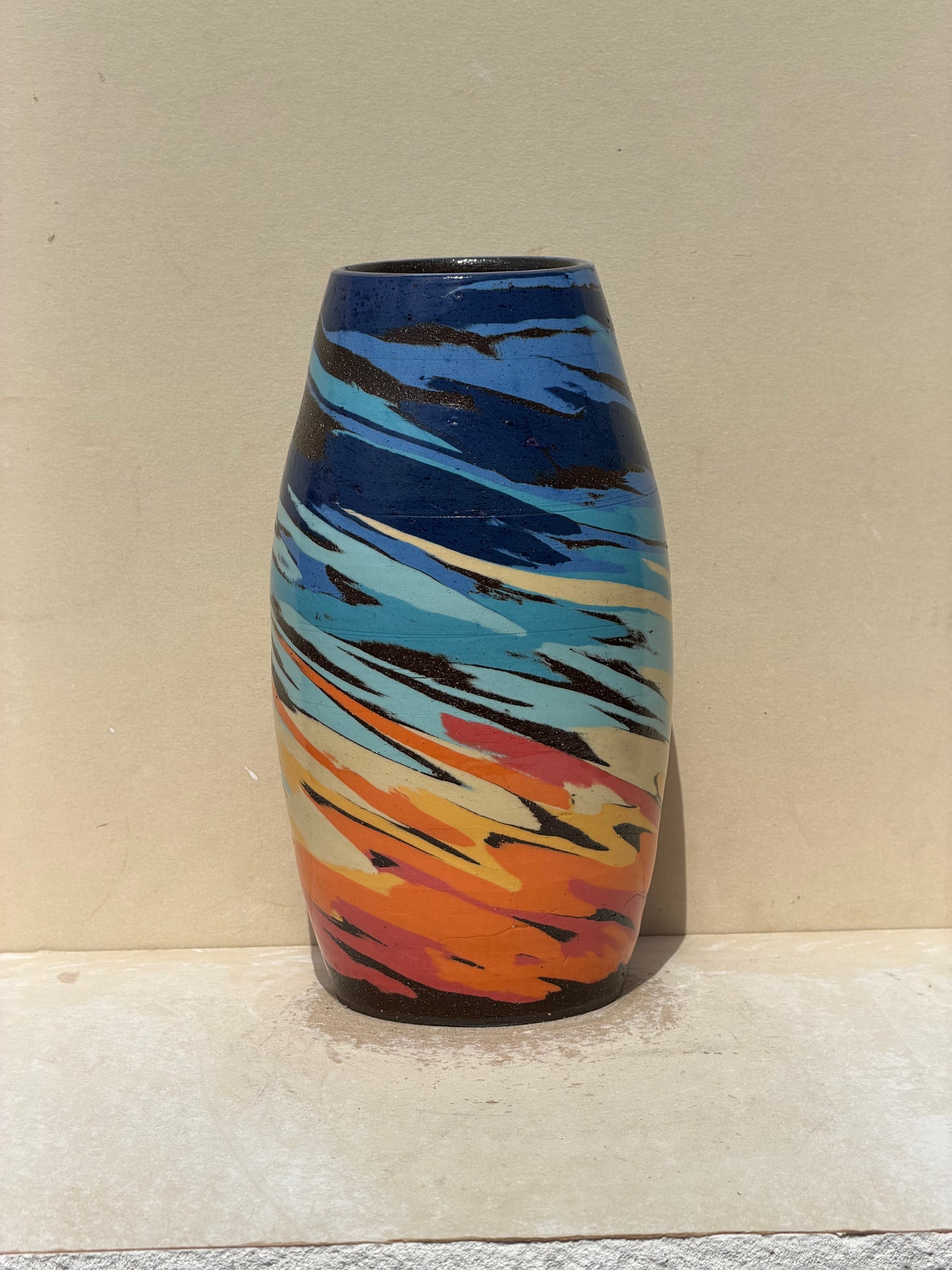 Carved Sunset Vase