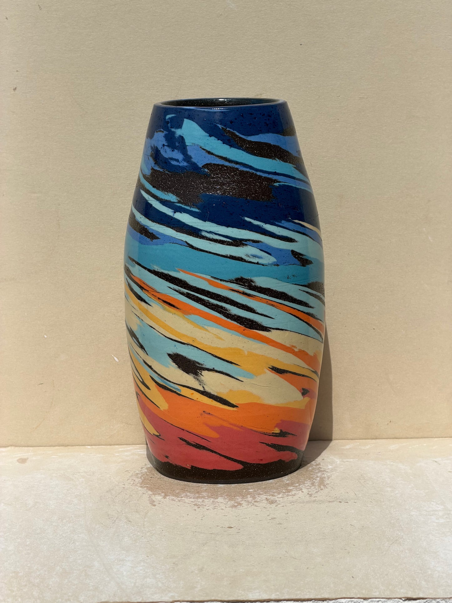Carved Sunset Vase