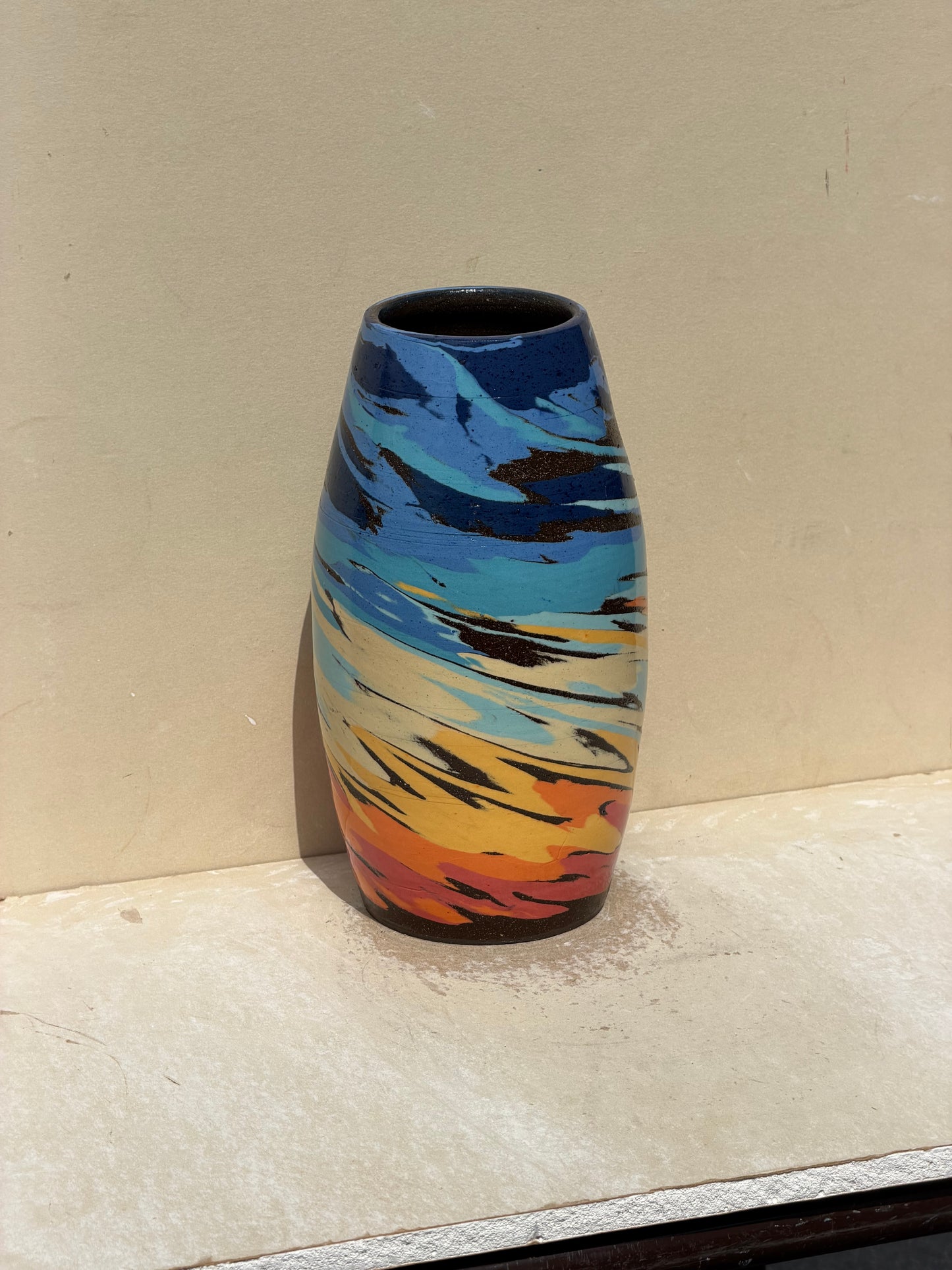 Carved Sunset Vase
